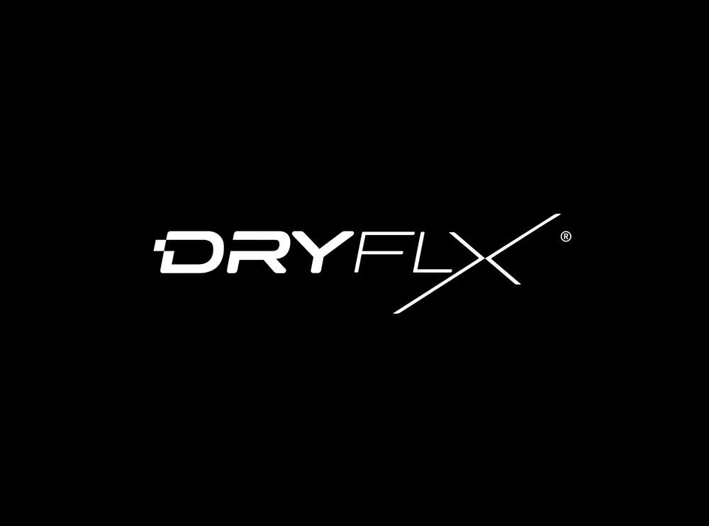 Logo DRYFLX technology creado por Lois Iglesias diseñador gráfico y especialista en Branding, en Barcelona